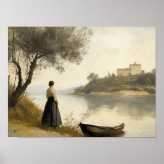 Echoes aan de overkant van de rivier poster