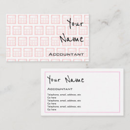 "Echoes" Accountant Visitekaartjes