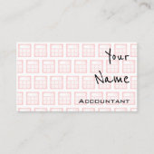 "Echoes" Accountant Visitekaartjes (Voorkant)