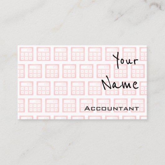 "Echoes" Accountant Visitekaartjes (Voorkant)