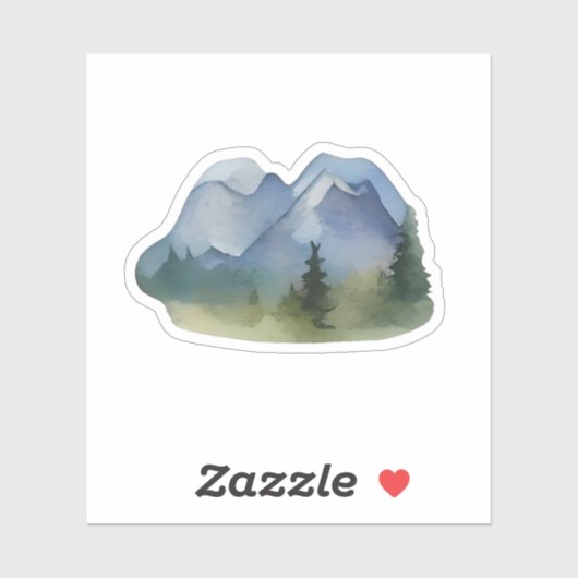 Echoes Beneath the Peaks Sticker (Vel)