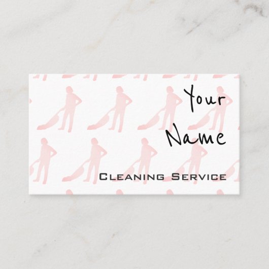 "Echoes" Cleaner Visitekaartjes (Voorkant)