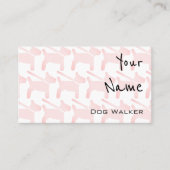 "Echoes" Dog Walker Visitekaartjes (Voorkant)