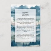 Echoes door de mistige dennen informatiekaartje (Voorkant)