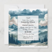 Echoes door de Misty Pines bruiloft Kaart (Voorkant)