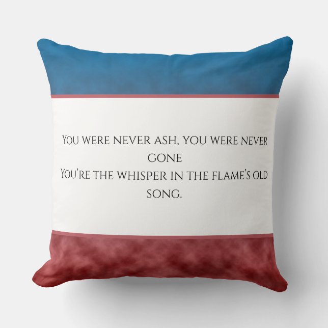 Echoes in Bluefire Kussen (Voorkant)