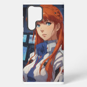 Echoes in lijncontouren van emotie ingelijste flui samsung galaxy hoesje (Achterkant)