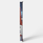 Echoes in lijncontouren van emotie ingelijste flui samsung galaxy hoesje (Linkerkant)