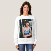 Echoes in lijncontouren van emotie ingelijste flui trui (Voorkant volledig)