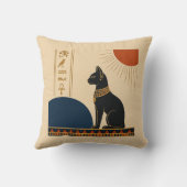 Echoes Nijl Egyptische Bastet Kussen (Achterkant)