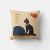Echoes Nijl Egyptische Bastet Kussen (Voorkant)