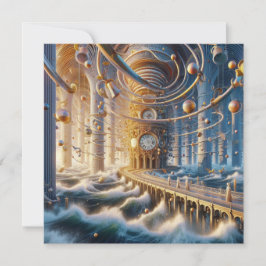 Echoes of '73: The Chronos Ocean's Labyrinth Feestdagenkaart