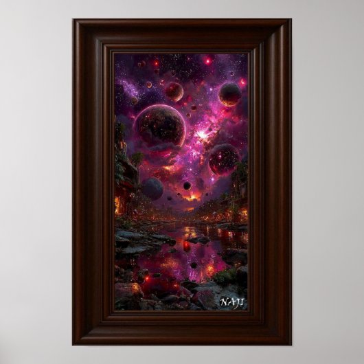 Echoes of a Shattered Universe Poster (Voorkant)