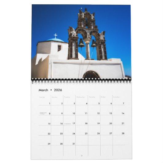 Echoes of Antiquity 12-Month Calendar Kalender (Mar 2026)
