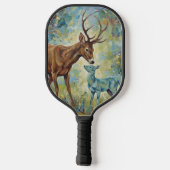 Echoes of Antlers and Light Pickleball Paddle (Achterkant)