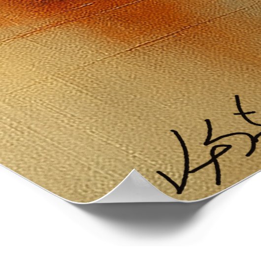 Echoes of Emberlight Landscape Poster (Hoek)