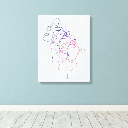 Echoes of Emotion Canvas Print (Insitu (Houten vloer))