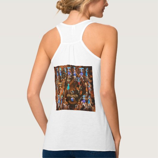 Echoes of Empowerment: March 8th Tanktop (Achterkant)