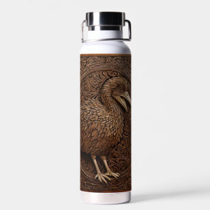 Echoes of Extinction: Dodo Wood Art Waterfles