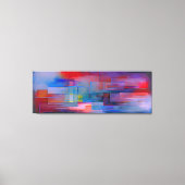 "Echoes of Geometry" Hedendaagse Abstracte kunst Canvas Afdruk (Voorkant)