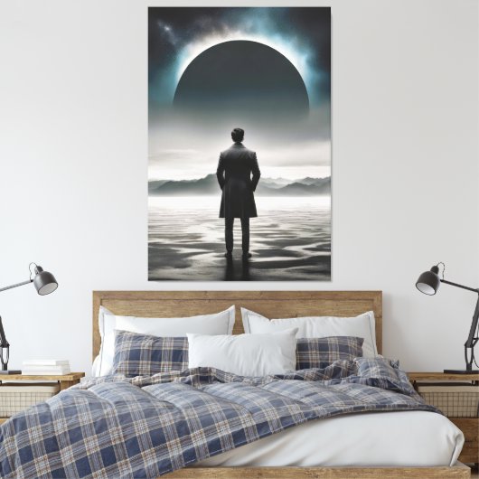 Echoes of Infinity Canvas Afdruk (Insitu (Slaapkamer))