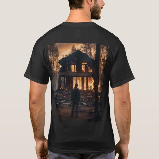 Echoes of Loss: Man voor de as T-shirt (Achterkant)