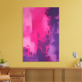 Echoes of Magenta Canvas Afdruk (Insitu (Woonkamer))