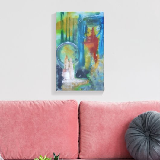 Echoes of Serenity Canvas Afdruk (Insitu (Woonkamer))