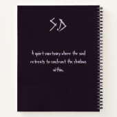 ECHOES OF SHATTERED SHADOWS Shell of Darkness Notitieboek (Achterkant)