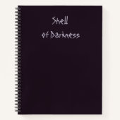 ECHOES OF SHATTERED SHADOWS Shell of Darkness Notitieboek (Voorkant)