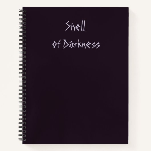 ECHOES OF SHATTERED SHADOWS Shell of Darkness Notitieboek (Voorkant)