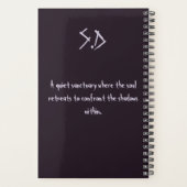 ECHOES OF SHATTERED SHADOWS: Shell of Darkness Planner (Achterkant)