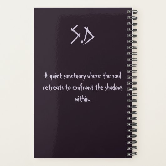 ECHOES OF SHATTERED SHADOWS: Shell of Darkness Planner (Achterkant)