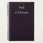 ECHOES OF SHATTERED SHADOWS: Shell of Darkness Planner (Voorkant)