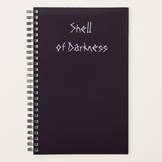 ECHOES OF SHATTERED SHADOWS: Shell of Darkness Planner (Voorkant)