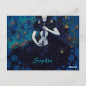 Echoes of Silence: A Violin’s Song of Healing Briefkaart (Achterkant)