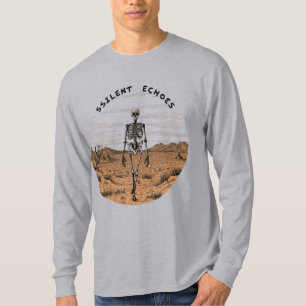 Echoes of Silence: een skelet dat er doorheen loop T-shirt