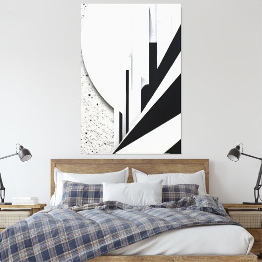 Echoes of the Future Canvas Afdruk (Insitu (Slaapkamer))