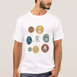 "Echoes of the Past – Historisch geïnspireerd ontw T-shirt