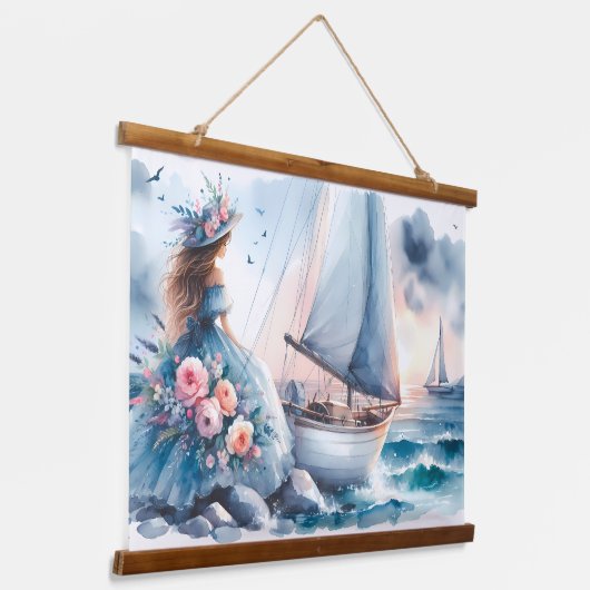 Echoes of the Tide Hangend Wandkleed (Gebogen)