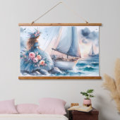 Echoes of the Tide Hangend Wandkleed (Slaapkamer)