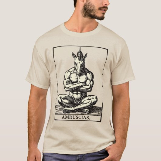 Echoes Of The Unseen Orchestra Amduscias T-shirt (Voorkant)