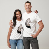 Echoes of the Wild - Lone Wolf; handschets T-shirt (Unisex)