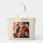 Echoes of War: het gefluister van de vrede Grote Tote Bag (Achterkant)