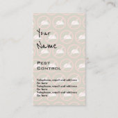 "Echoes" Pest Control Price Cards Visitekaartje (Voorkant)