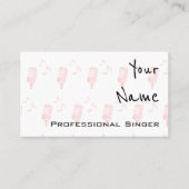 "Echoes" Professional Singer-Visitekaartjes Visitekaartje (Voorkant)