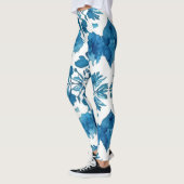 Echoes van de Groovy: Boho Waterverf Pattern Leggings (Links)