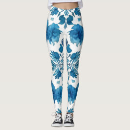 Echoes van de Groovy: Boho Waterverf Pattern Leggings