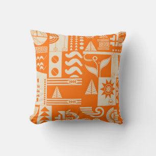 Echoes van de Tribe Abstract Boho Classic Kussen
