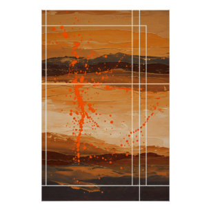 Echoes van de woestijn perfect poster